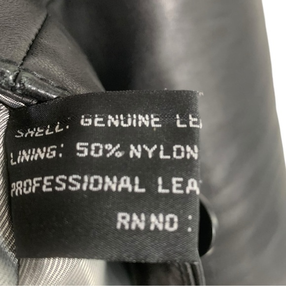 Vintage Adler Collection Leather Mid Length Jacket Size large Petite - Picture 10 of 11